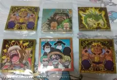 ONE PIECEドレスローザ キャラクターシール 6枚セット　ウエハース