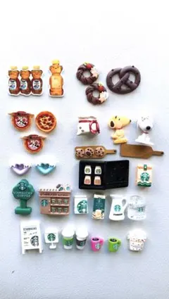 デコパーツ 30点 おまとめ ガチャ詰め じゃらじゃらキーホルダー