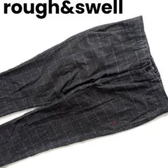 rough&swell ラフアンドスウェル　チェック柄　ゴルフパンツ　ズボン　M