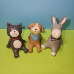 ノーティーアニマル マスコット ネコ♡イヌ♡ロバ 置物 オブジェ フィギュア