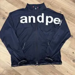 and per se ブルゾン ジップ ナイロン ネイビー ジップ ゴルフウェア