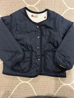 プティマイン　福袋　アウター　2024 ハート柄　ネイビー