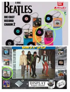 THE BEATLES ジャケット ピンバッジ オブラデイ＆レコード ガチャ