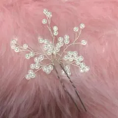 パール ヘアピン 髪飾り 結婚式 パーティー エレガント