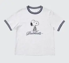 PEANUTS スヌーピー 半袖Tシャツ グレー ピーナッツUTのサムネイル