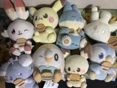 ポケモン　ポケピースぬいぐるみ　おいしいじかん　8体セット
