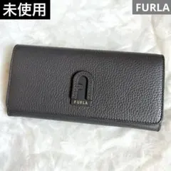 【専用ページ】未使用　FURLA フルラ 長財布 ダフネ アーチロゴ グレー 専用ページ】未使用 FURLA フルラ 長財布 ダフネ アーチロゴ グレー