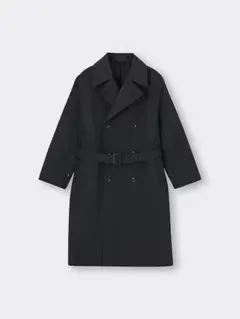 新品未使用 GU オーバーサイズトレンチコート　男女兼用L 黒