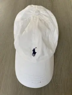 POLO キャップ　帽子　子供　キッズ　白