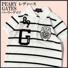 PEARLY GATES パーリーゲイツ 半袖 ポロシャツ ボーダー ゴルフ 0