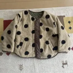 breezeボアブルゾン　リバーシブル　110