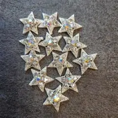 星　シルバーカボション　12個