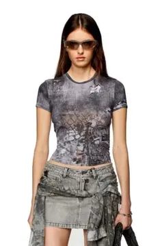 DIESEL グラフィックプリント 半袖Tシャツ