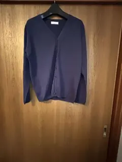 HANAMOLI ネイビー Vネックカーディガン