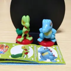 ポケットモンスター旅立ちの３匹　チョコエッグ　キモリ＆ワニノコ