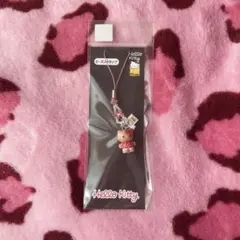 新品未開封 ハローキティ展 日焼けキティ ビーズ根付ストラップ 匿名配送