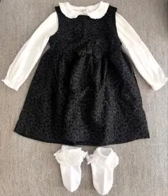 フォーマルワンピース　ブラウス　靴下　セット 全てサイズ100cm