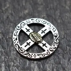 Silver925 聖母マリア アラベスク メディスンホイール　シルバー925