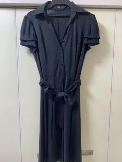 【断捨離のためお値下げしました】ワンピース　ブラック　セミフォーマル