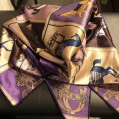 スカーフ　ポリエステル　バンダナ