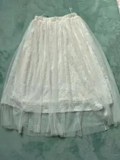 チュールスカート　フレアー