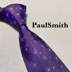 ポールスミス ネクタイ　ストライプ　ビジネス　スーツ　シルク