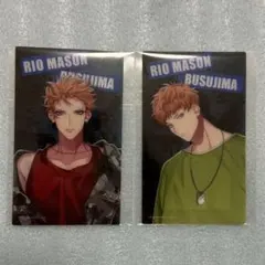 ヒプマイ 理鶯 ヨコハマ クリアカード ２枚セット オンラインくじ オンくじ