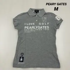 【美品】PEARLY GATES レディース ゴルフ 半袖ポロシャツ Mのサムネイル