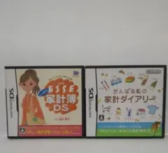 DS 家計簿DS・がんばる私の家計ダイアリー 2本セット