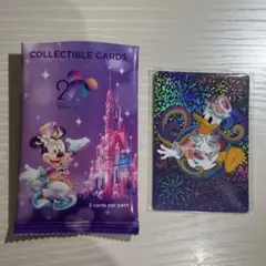香港ディズニーランド 20周年 コレクタブルカード カードのみ ドナルド