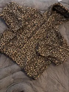 【希少⭐️】XLARGE フリースボアジャケット マルチカラーヒョウ柄 XL