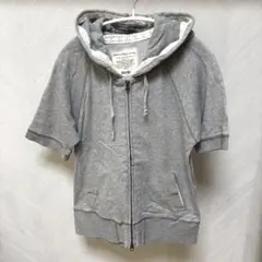 レディース　ジュニア　半袖パーカー