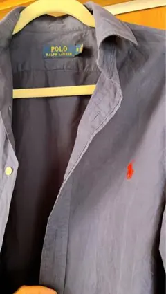 POLO RALPH LAUREN ネイビー長袖シャツ