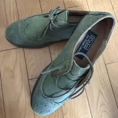 Polo by Ralph Lauren グリーンウィングチップシューズ