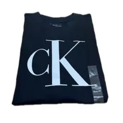 【海外限定★Mサイズラスト1点】CKロゴ ブラック Tシャツ