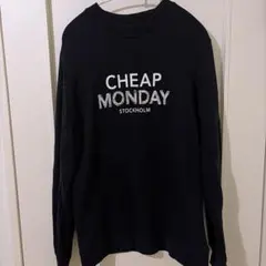 CHEAP MONDAY スウェット ブラック