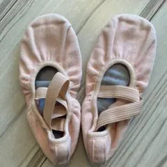 ピンク バレエシューズ 20,5cmサイズ クロスストラップ