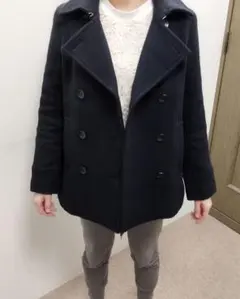 ネイビー ピーコート