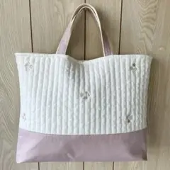 レッスンバッグ 女の子 ハンドメイド　さくらんぼ　入園入学 入園入学/レッスンバッグ・通園バッグ(ミニさくらんぼ柄
