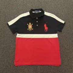 極美品 希少ポロラルフローレン ポロシャツ ビッグポニー エンブレム M