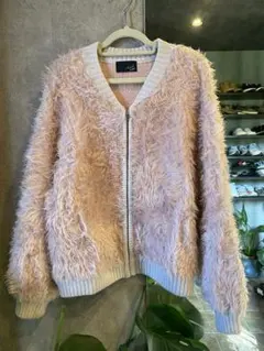 GRAND TABLE グランターブル　ふわふわジャンパーシャギーファー　ピンク