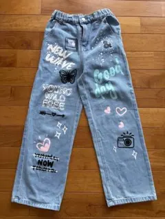 SHEIN キッズ デニムパンツ 8-9Y