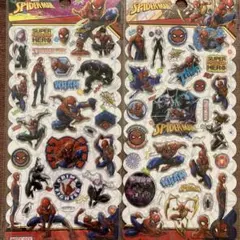 スパイダーマン ステッカーセット 2シート