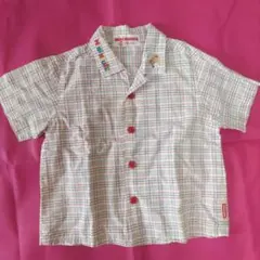 MIKI HOUSE チェック柄シャツ 80