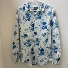 【期間限定値下げ】ZARA MAN 花柄スリムフィットシャツ