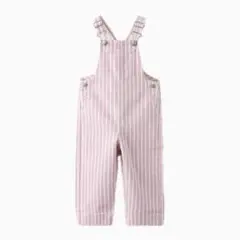 ZARA 116cm ストライプオーバーオール