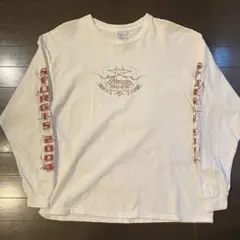 ファイヤーパターン 00s ロンT XL スーベニア系 USA製のサムネイル