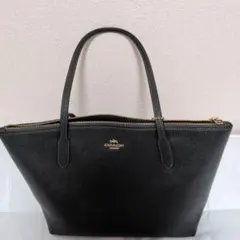 COACH　Green トートバッグ 合成皮革