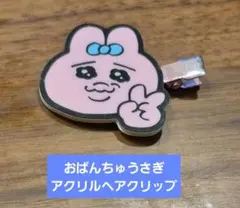 おぱんちゅうさぎ アクリルヘアクリップ