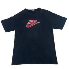 NIKE Tシャツ　ブラック　00s 銀タグ　プリント　スウッシュ　メキシコ製
